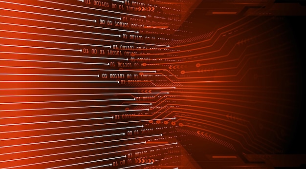 Priorità bassa di concetto di tecnologia futura del circuito cyber