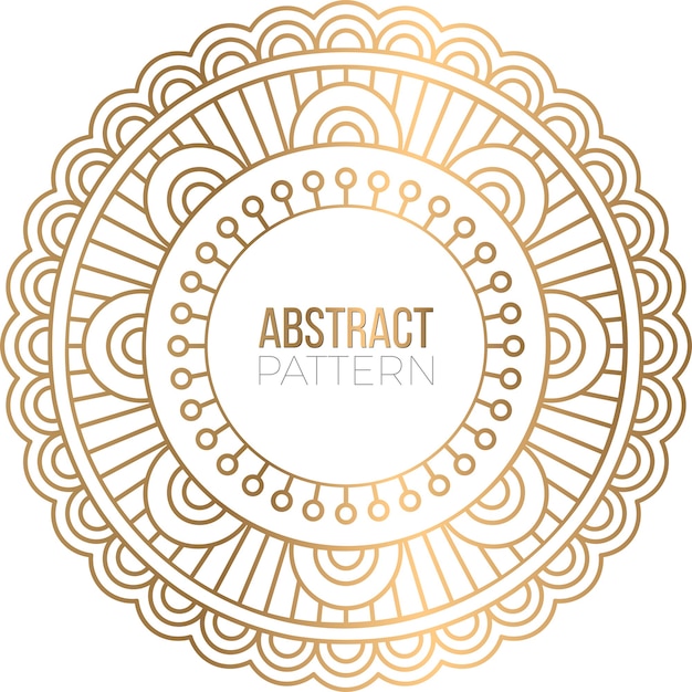 Priorità bassa di disegno della mandala ornamentale di lusso