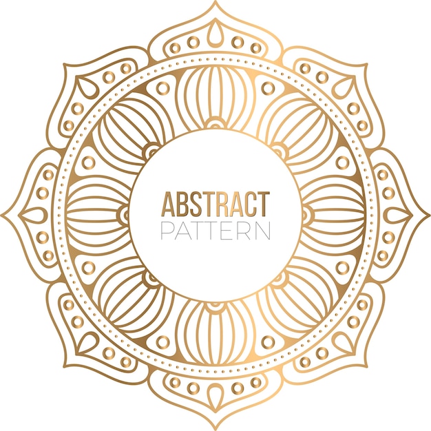 Priorità bassa di disegno della mandala ornamentale di lusso