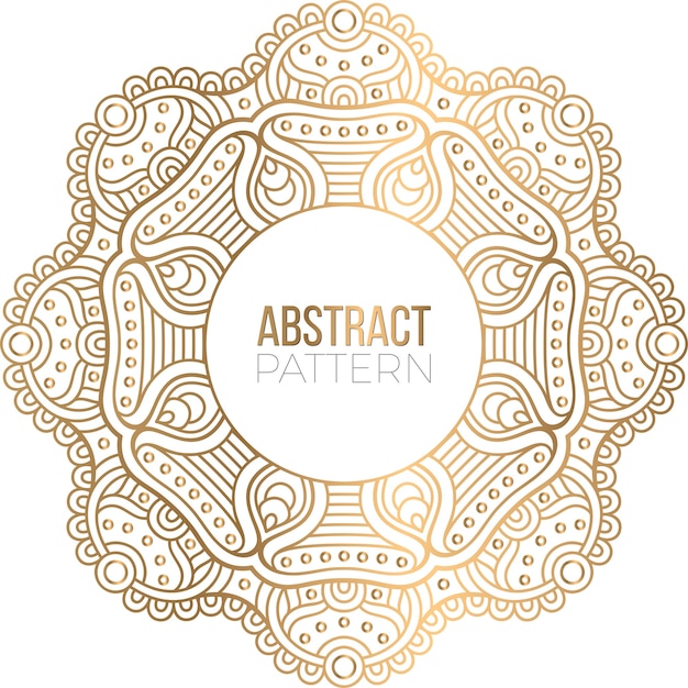 Priorità bassa di disegno di lusso ornamentale mandala