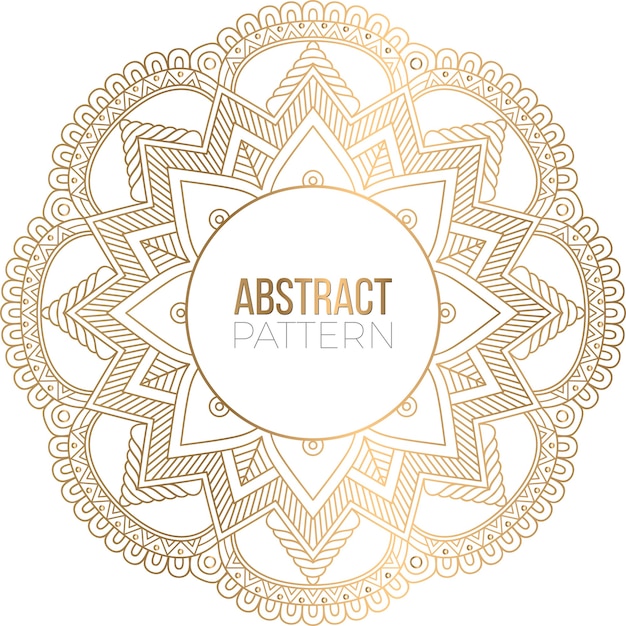 Priorità bassa di disegno di lusso ornamentale mandala