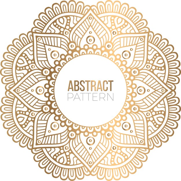 Priorità bassa di disegno di lusso ornamentale mandala