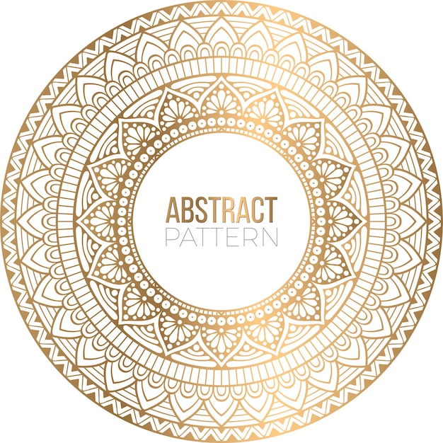 Priorità bassa di disegno di lusso ornamentale mandala