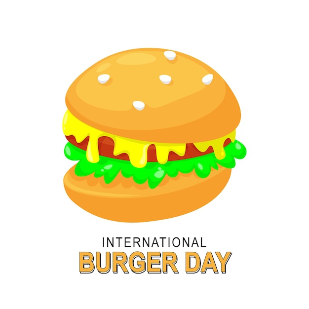 Priorità bassa di giorno internazionale dell'hamburger