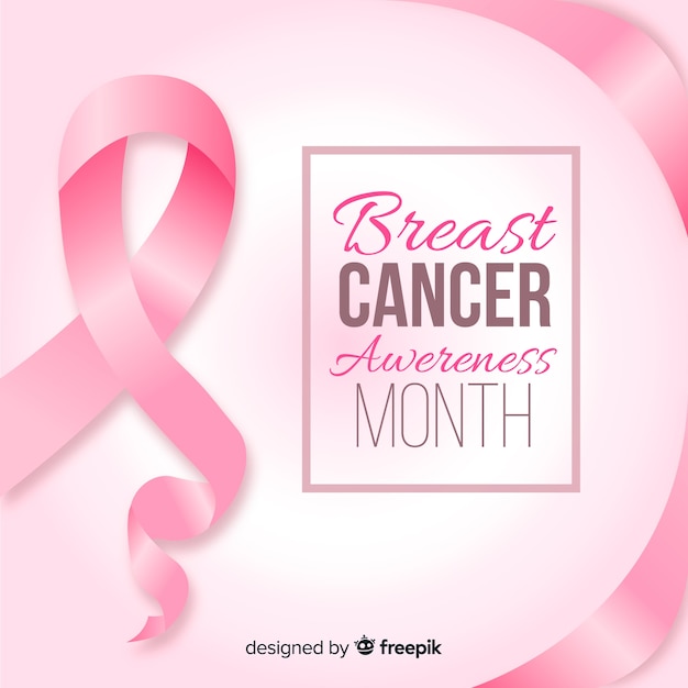 Priorità bassa di mese di consapevolezza del cancro al seno