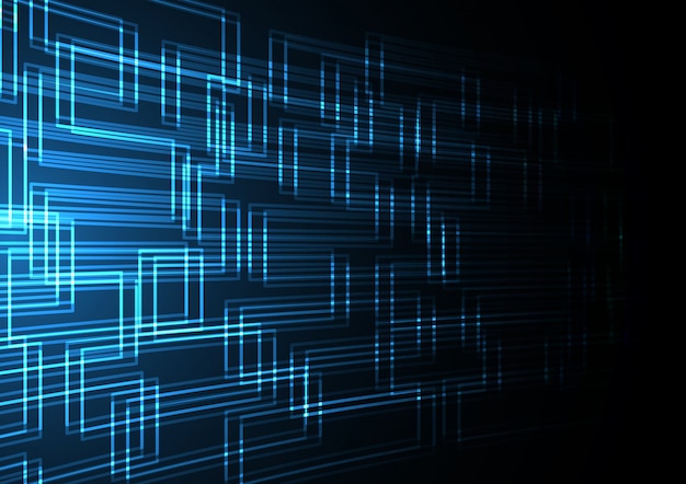 Priorità bassa di rettangolo astratto di tecnologia