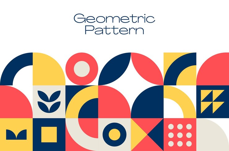 Vettore priorità bassa geometrica piatta