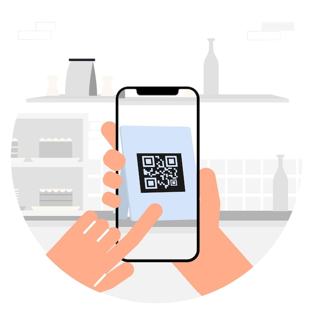 processo di scansione del documento utilizzando lo scanner QR