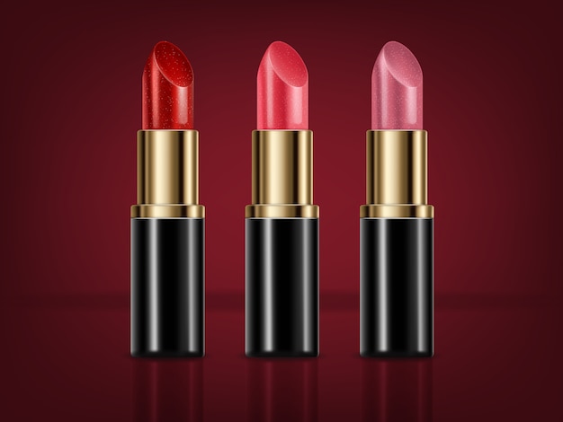 Prodotto realistico rossetto