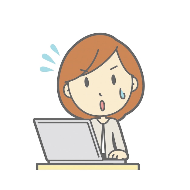 professioni_249_ufficio_signora_clipart_20 eps