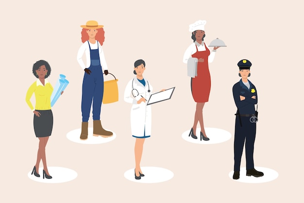 Professionisti cinque lavoratori