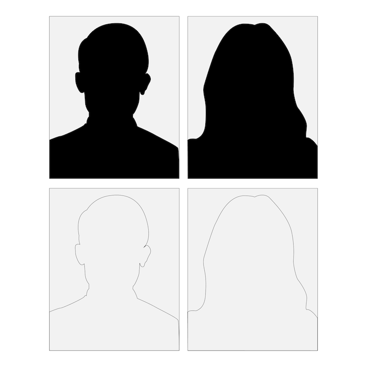 Profilo di set di icone avatar di uomini e donne