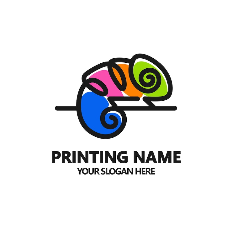 Vettore progettazione concettuale del logo