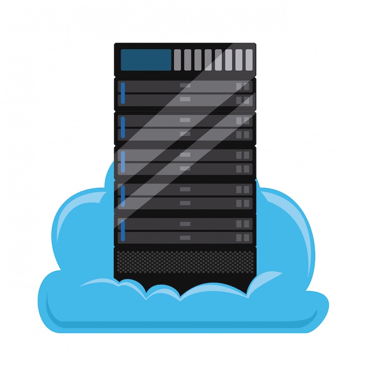 Vettore progettazione del cloud computing