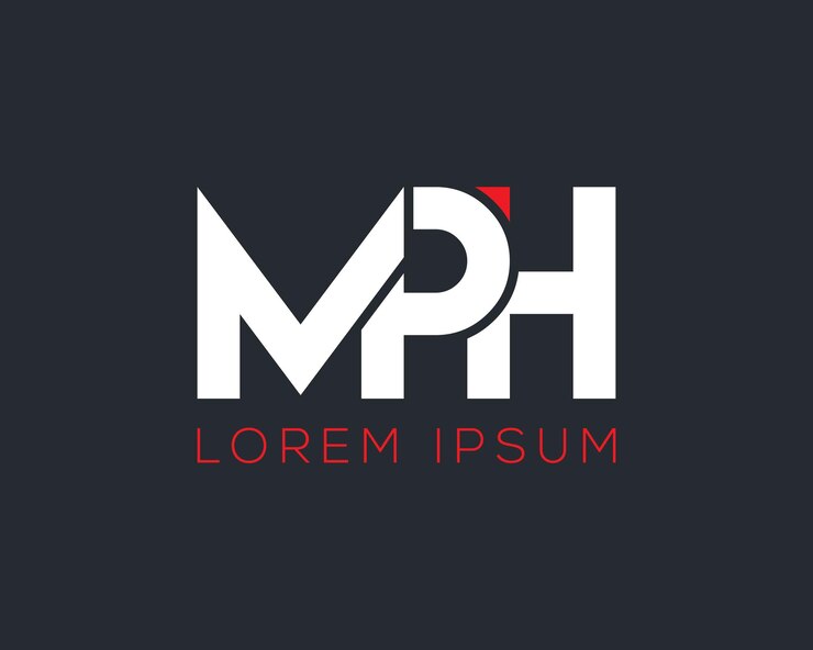 Progettazione del logo combinato delle lettere MPH per la tua azienda