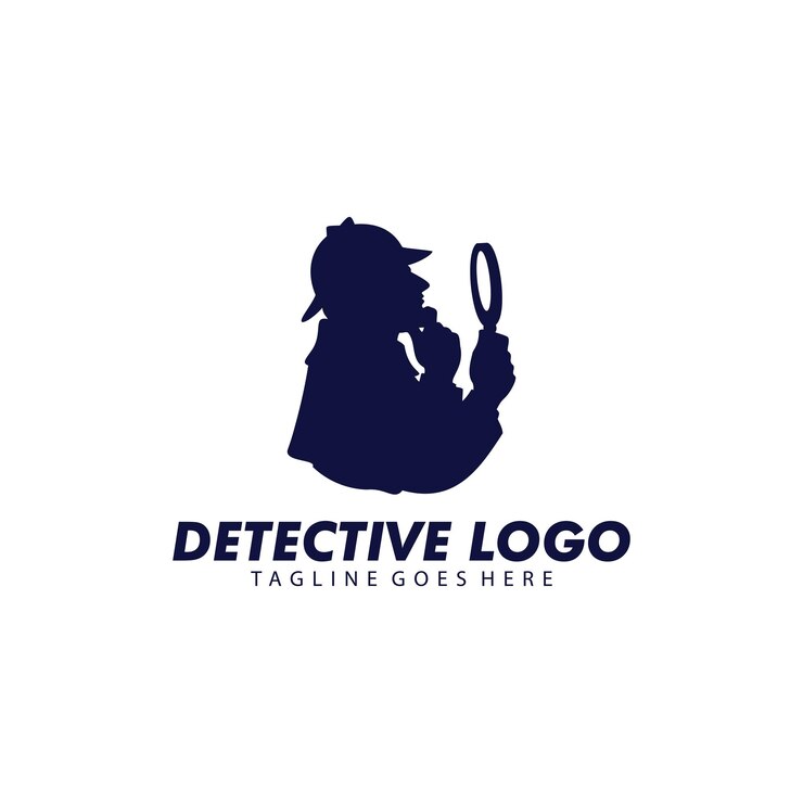 Progettazione del logo del detective