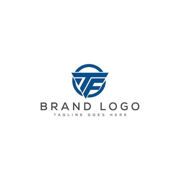 Progettazione del logo del monogramma TF