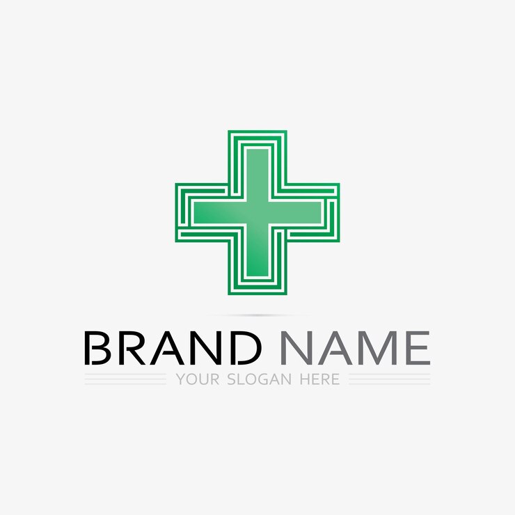 Progettazione del logo dell'ospedale e dell'assistenza sanitaria