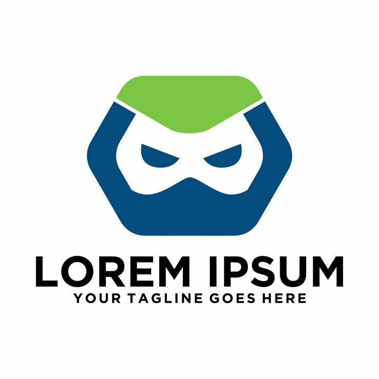 Progettazione del logo della soluzione Web Ninja