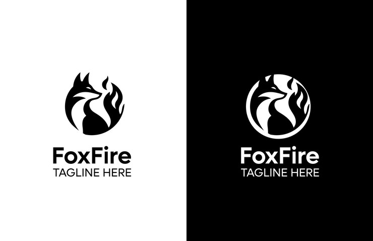 Progettazione del logo Fox Fire