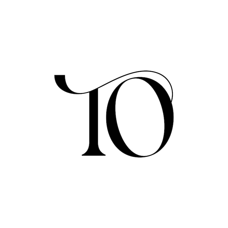 Vettore progettazione del logo iniziale moderno minimalista senza tempo con monogramma di spazio negativo