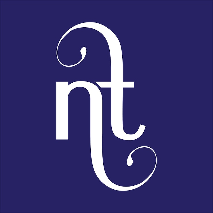 Vettore progettazione del logo monogramma legato alla moda