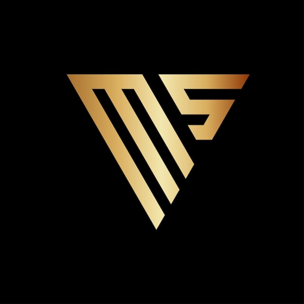 Progettazione del logo Triangolo Monogramma M