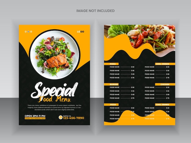 Progettazione del menu del ristorante