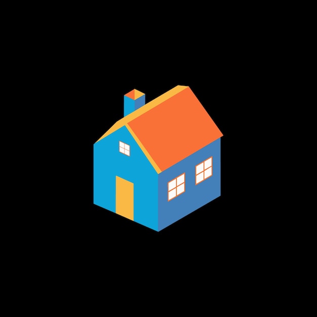 Progettazione del modello del logo di casa
