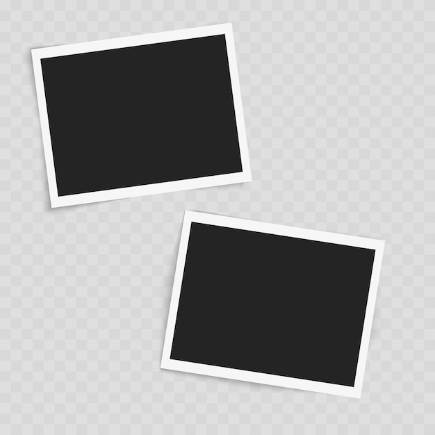 Progettazione del modello della cornice della foto Illustrazione di vettore