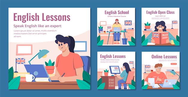 Progettazione del modello delle lezioni di inglese