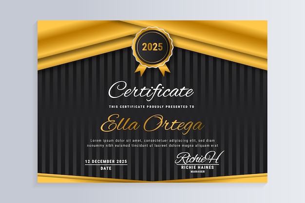 Progettazione del modello di apprezzamento del certificato