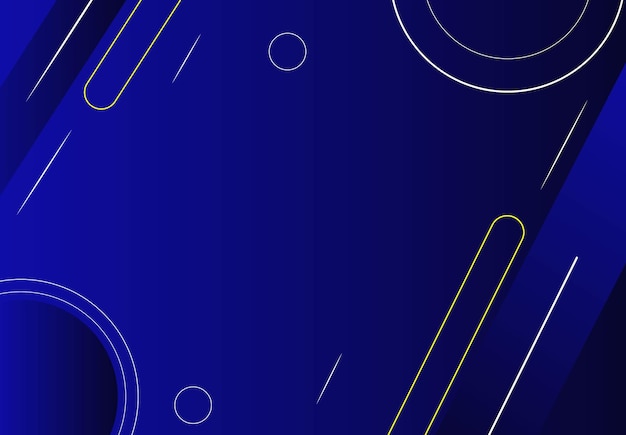 Progettazione del modello di sfondo a forma blu astratta