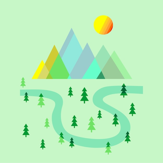 Progettazione del paesaggio di montagna