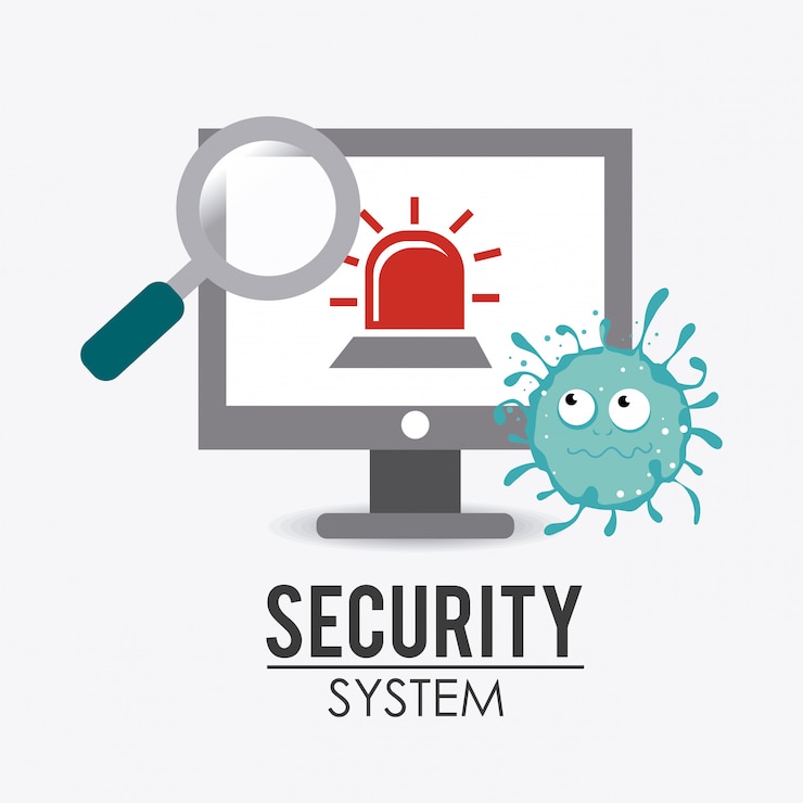 Vettore progettazione del sistema di sicurezza.