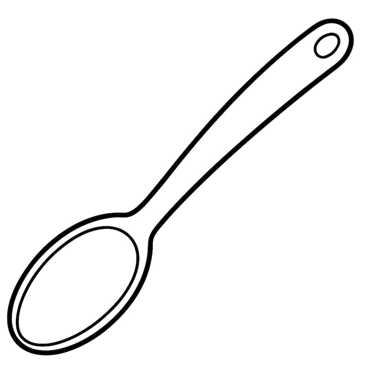 Vettore progettazione del vettore del cucchiaio