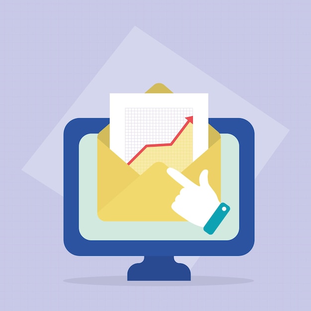 Progettazione dell'illustrazione di marketing