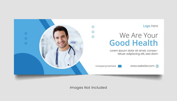 Progettazione della pagina di copertina medica di Facebook