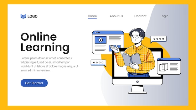 Progettazione della pagina di destinazione dell'apprendimento online
