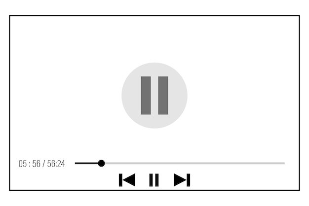 Progettazione di adesivi per fotogrammi video Vlog