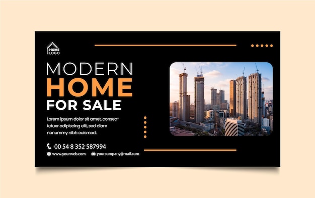 Progettazione di banner immobiliari