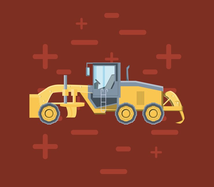 Vettore progettazione di camion di costruzione
