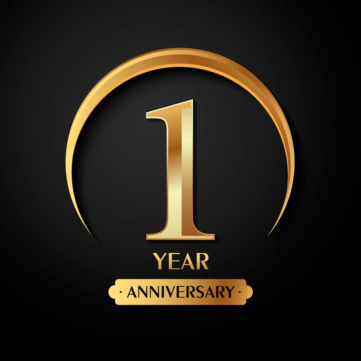 Progettazione di celebrazione dell'anniversario del primo anno