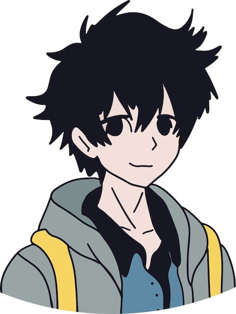 Progettazione di illustrazioni di disegni anime