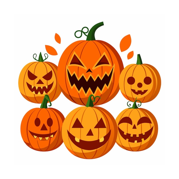 Progettazione di illustrazioni vettoriali di Halloween