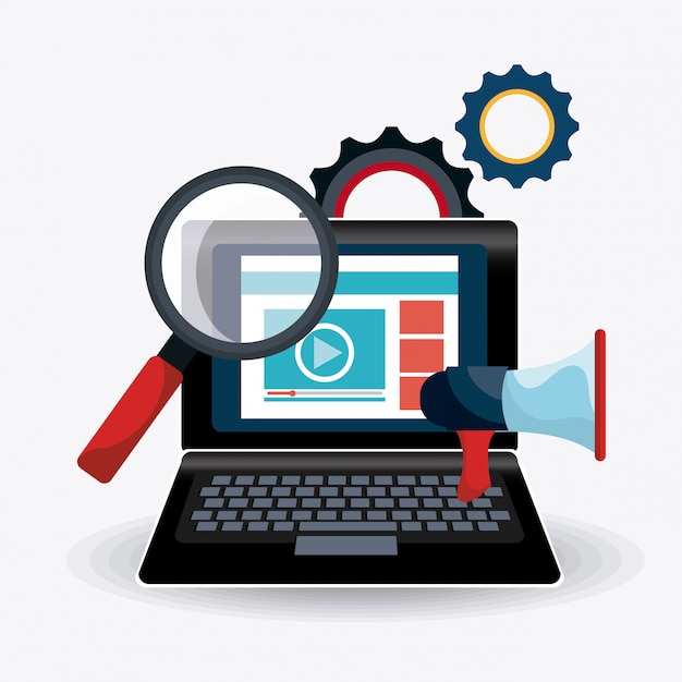 Progettazione di marketing digitale.