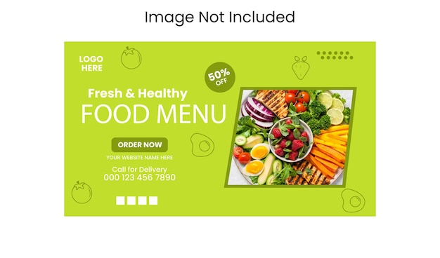 Progettazione di miniature di YouTube alimentare