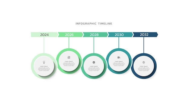 Progettazione di modelli aziendali di infografiche vettoriali