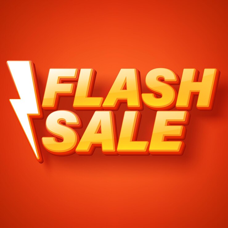 Vettore progettazione di modelli di banner di vendita flash per il web o i social media