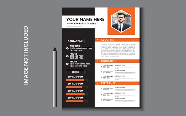 progettazione di modelli di CV semplici e creativi